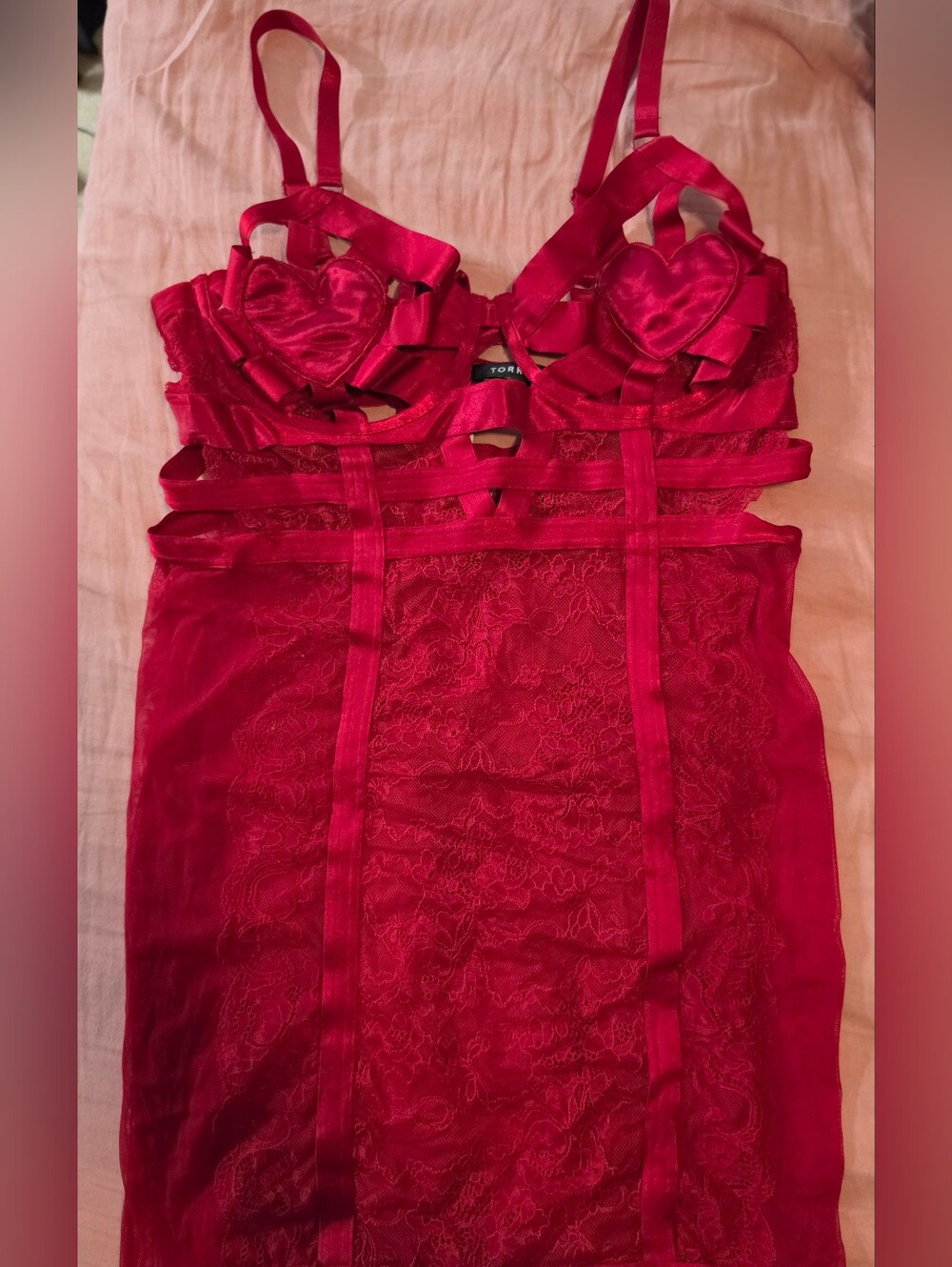 Nwt torrid strappy heart chemise Size 0